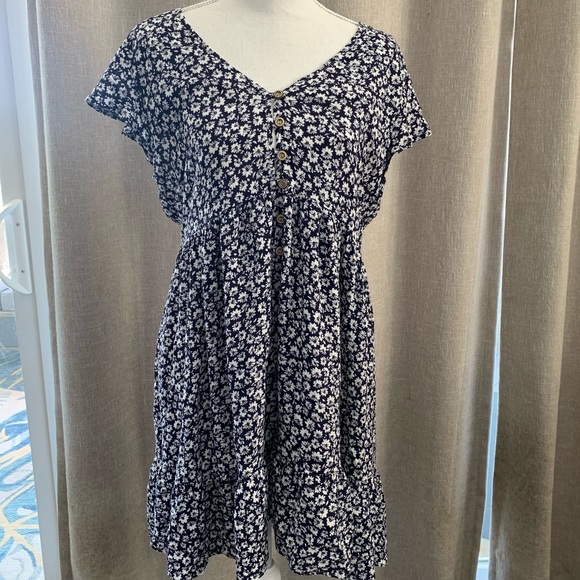 sweet lovely Dresses & Skirts - navy blue flower dress